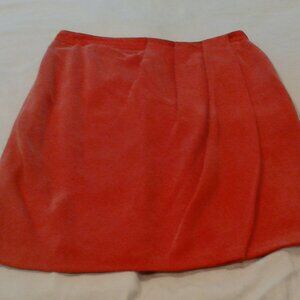 LAFAYETTE Coral silk pencil skirt. Sz 14.